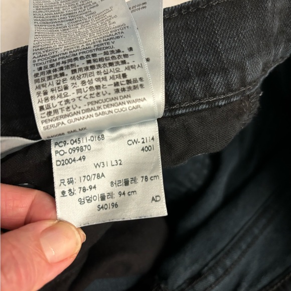 Levi’s Men’s Black Slim Fit Jeans 31x32 - Picture 9 of 11